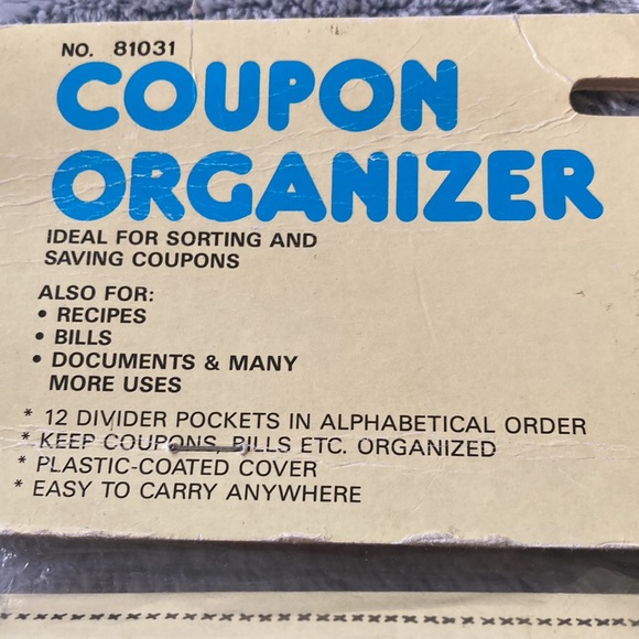 NWT🌟Coupon/Recipe Organizer - Picture 2 of 6